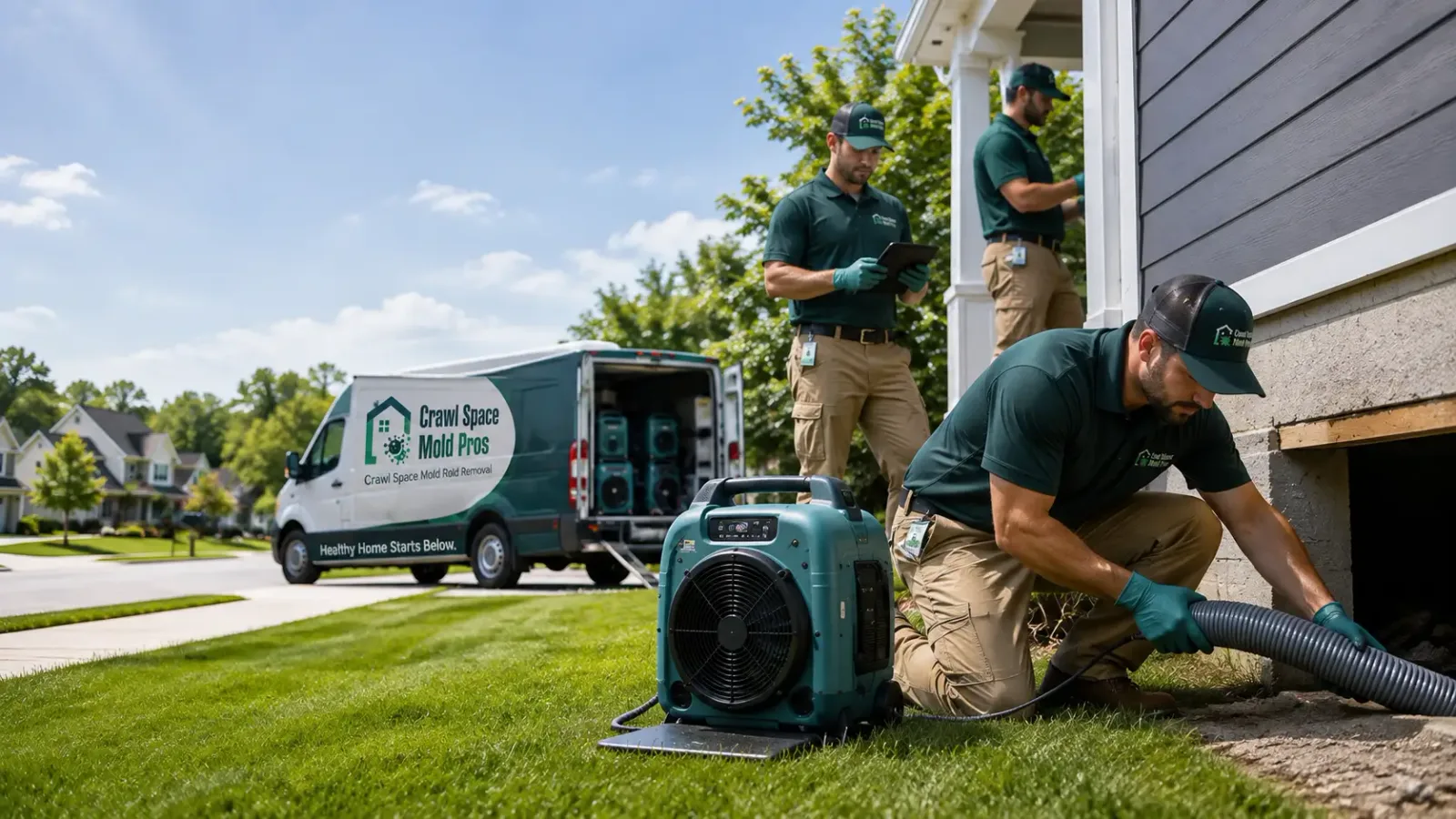 Crawl Space Mold Removal in Hiawatha, IA